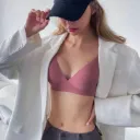 Top New Threaded Non-marking Women's Bra Without Steel Ring Gathering Anti-sagging Women's Underwear Sports Comfortable Bra