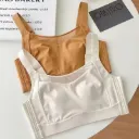 Large Breasts Appear Small, Seamless Underwear For Women With Side Breasts, Bunny Ear Cup, Large Size Bra, Thin Style